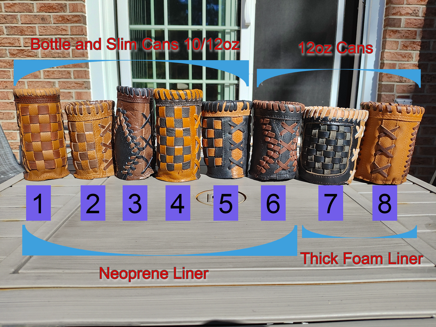 Super Sale Coozies 8 styles 4 Pack