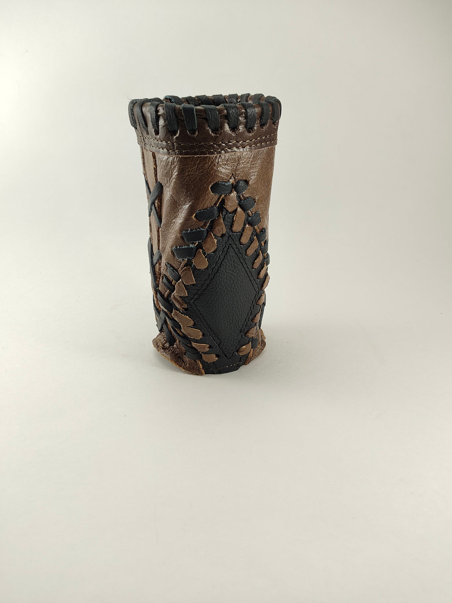 Bottle Coozie - Limited Edition Black and Dark Brown Diamond