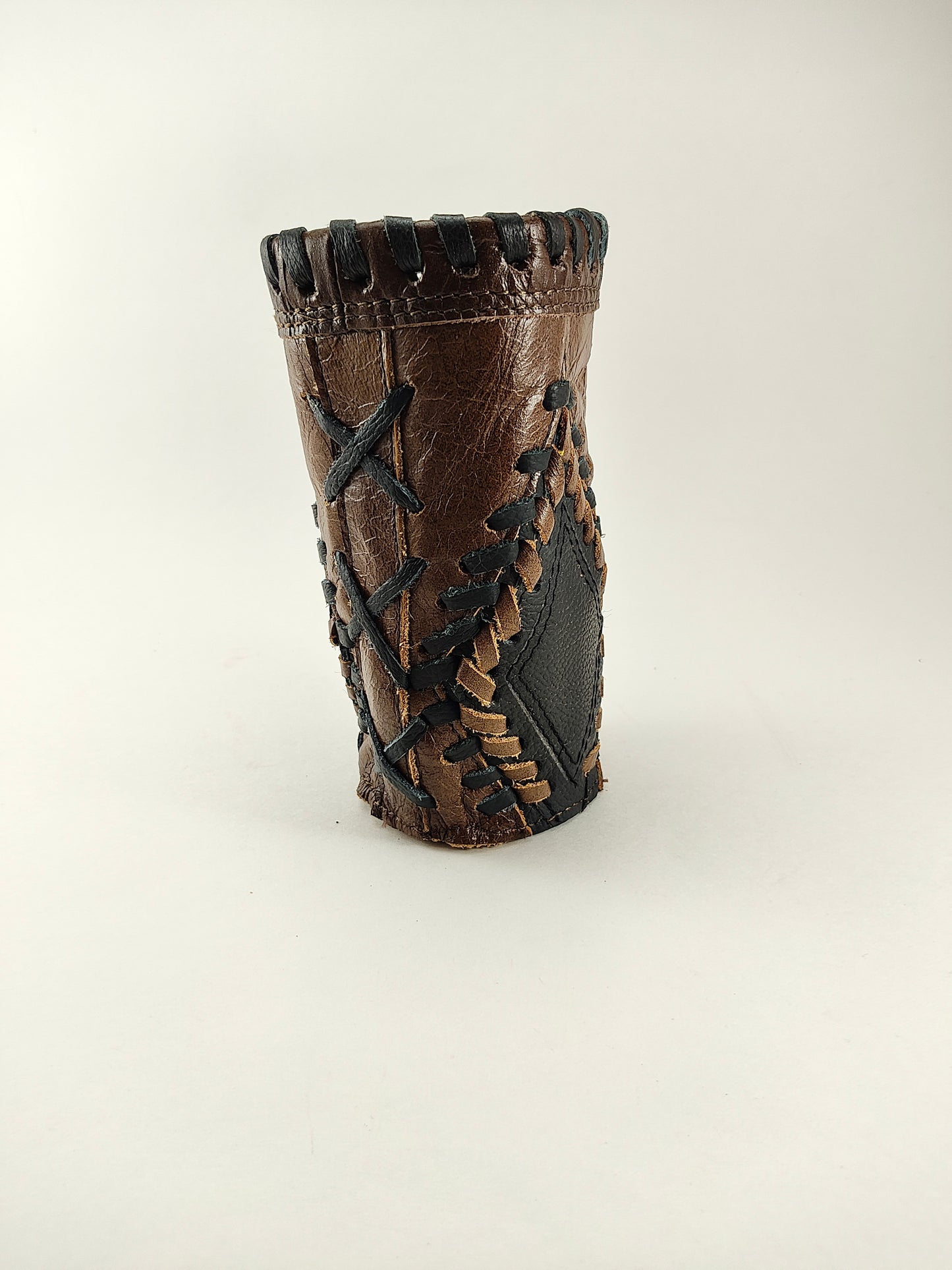 Bottle Coozie - Limited Edition Black and Dark Brown Diamond