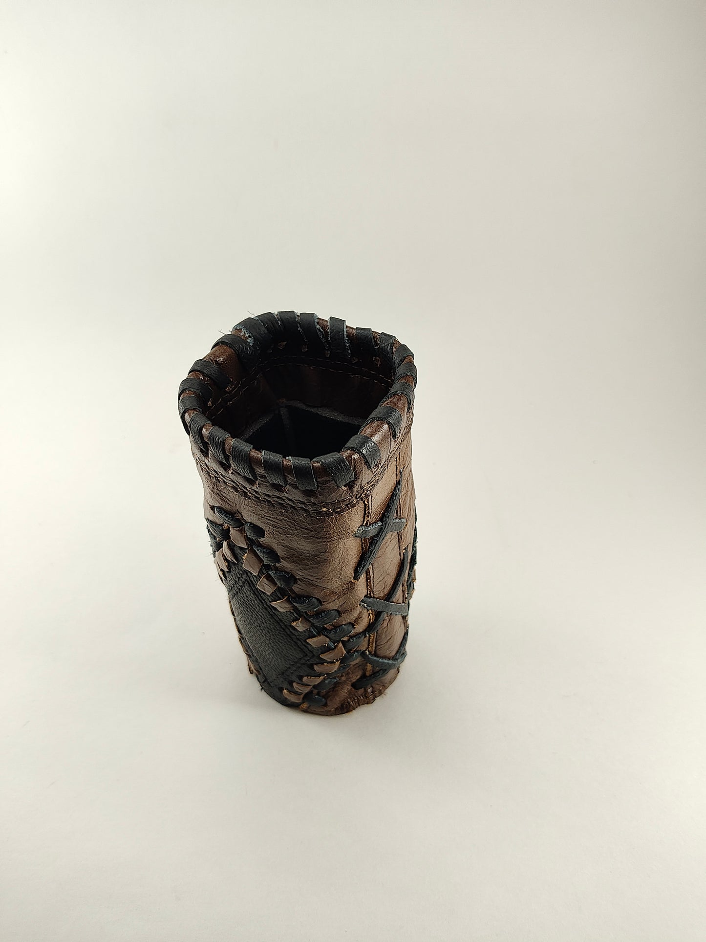 Bottle Coozie - Limited Edition Black and Dark Brown Diamond
