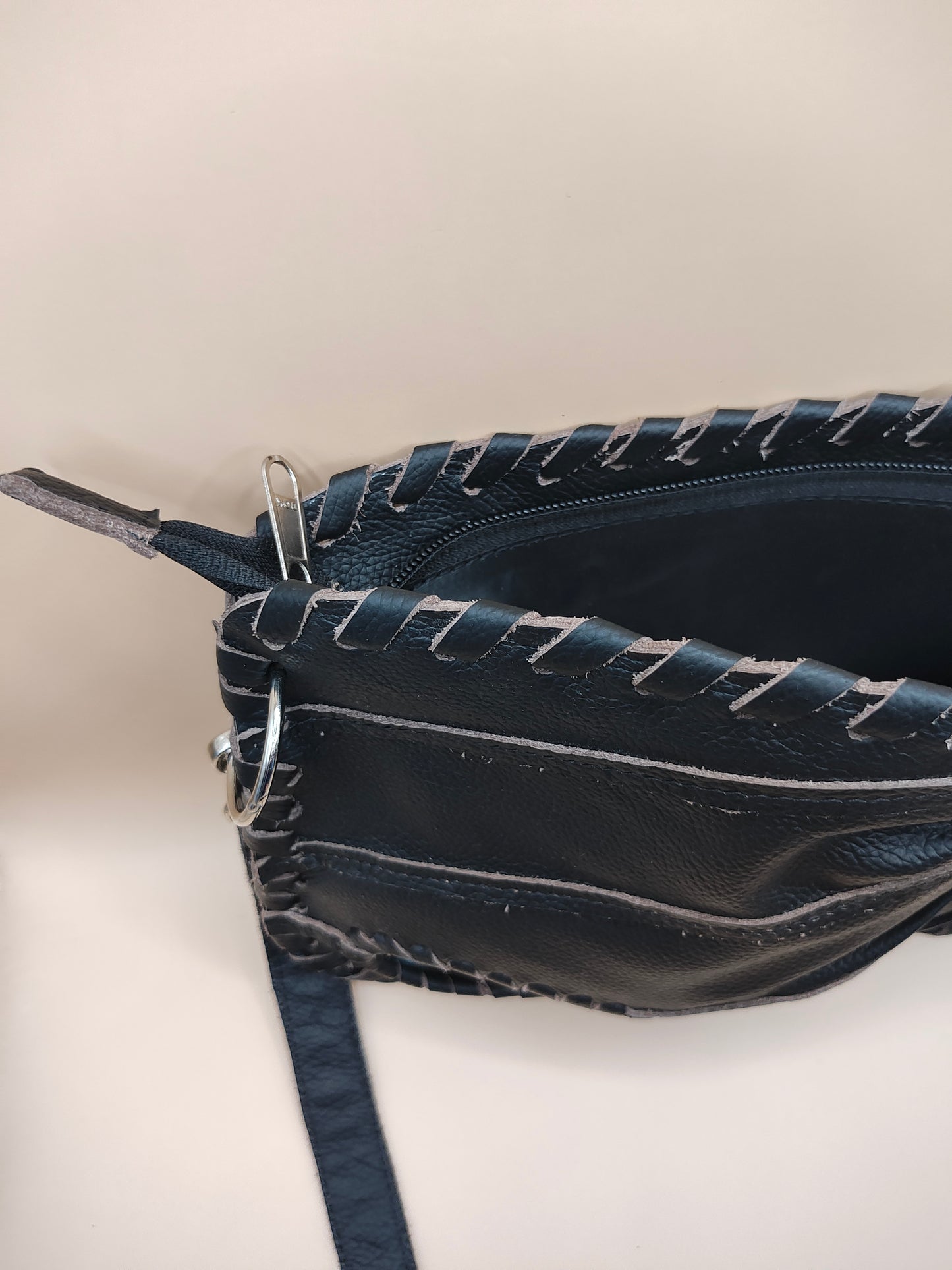 Black Finger Glove Purse - Rawlings White Script on Red