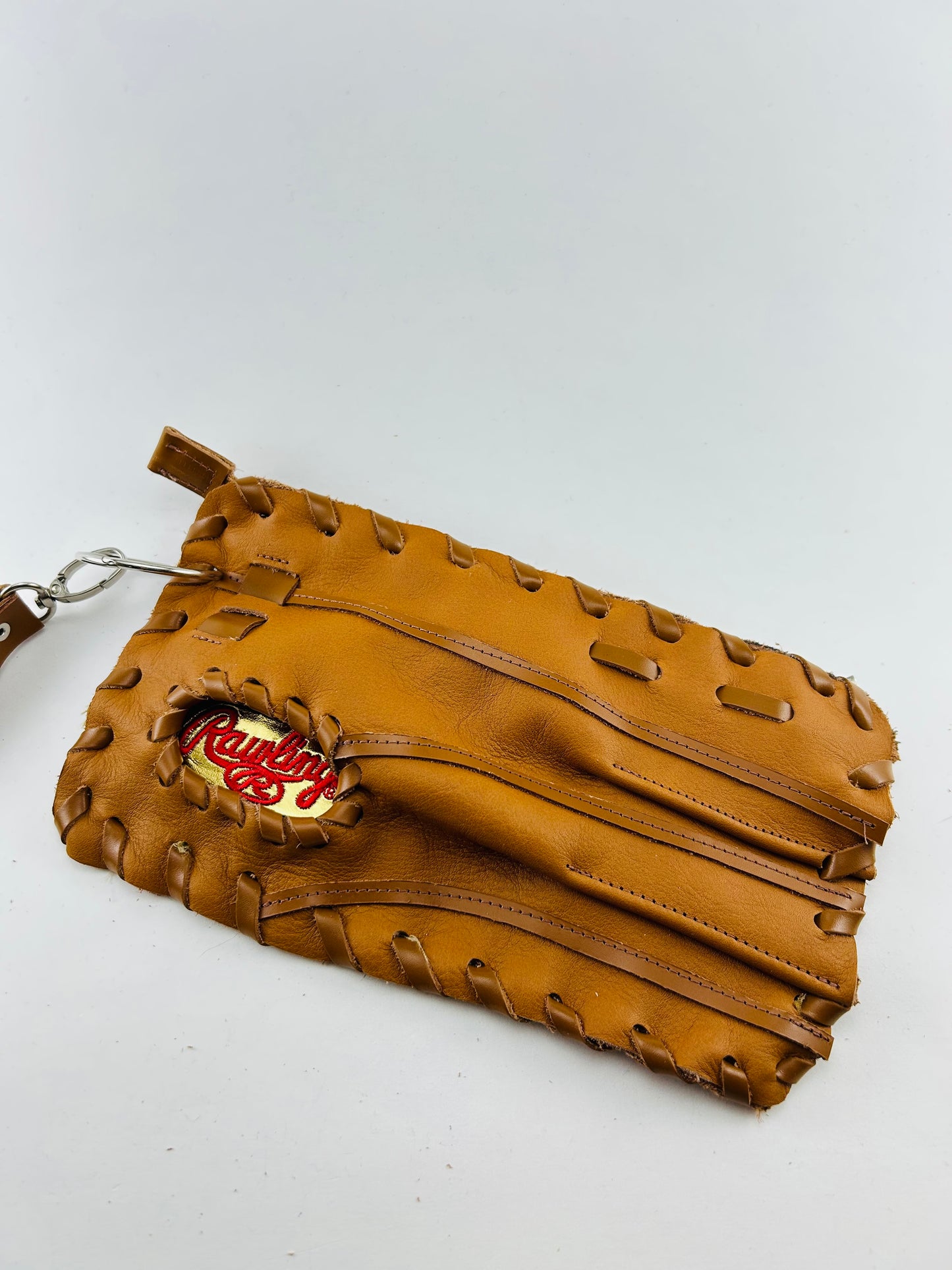 Wristlet - Rawlings Red Script on Gold