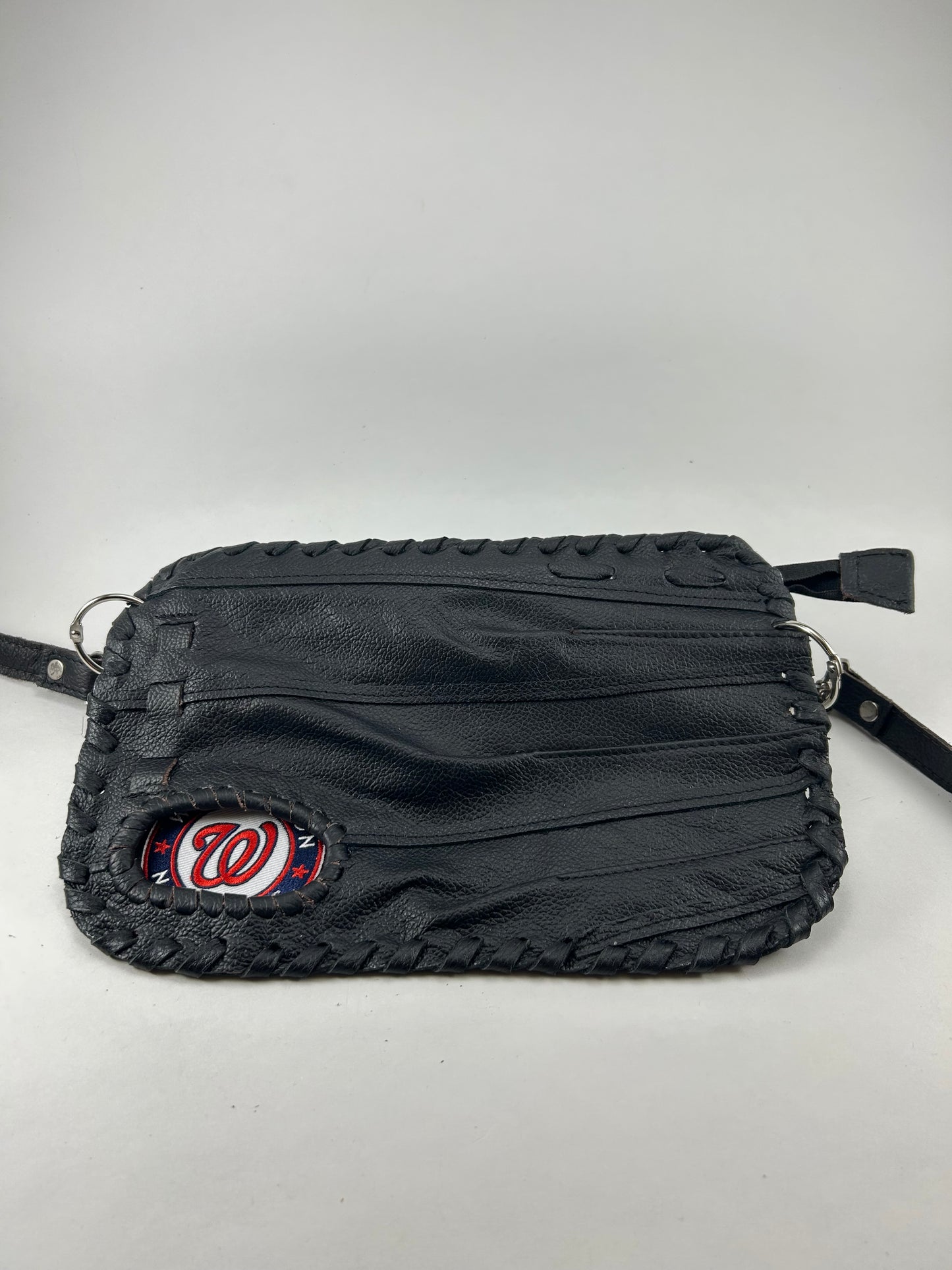 Black Finger Glove Purse - Washington Nationals White Inner Circle