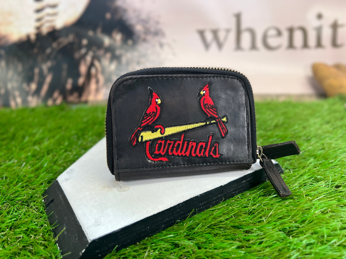 The Batter Up: Wrist Wallet (Licensed St. Louis Cardinals Print)