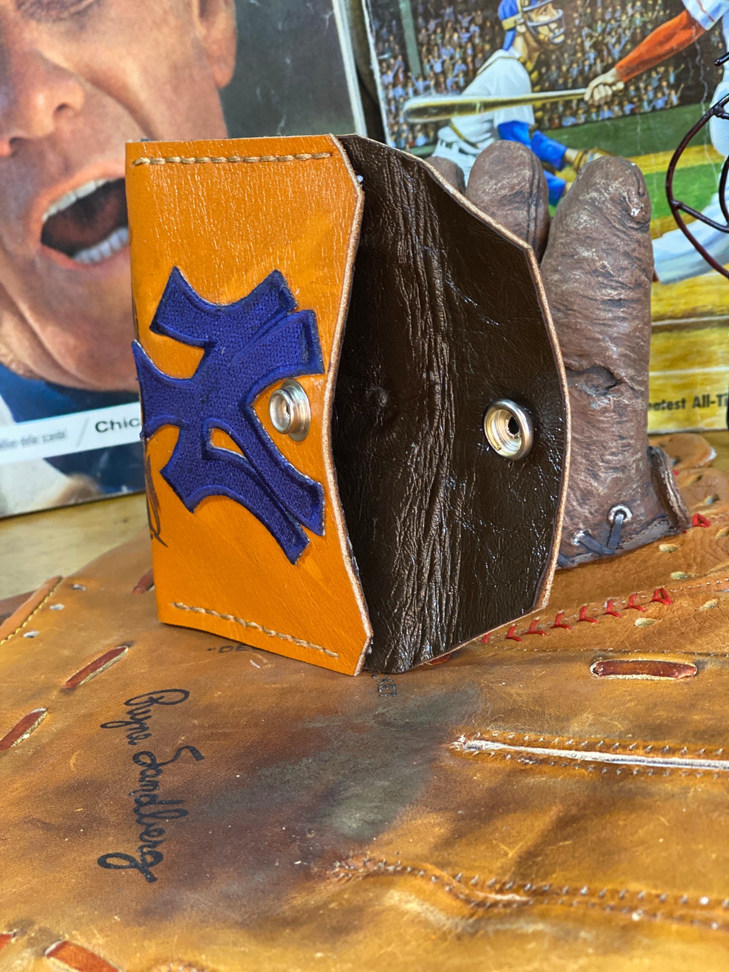 New York Yankees/Buffalo Head Snap Wallet