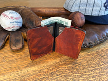 Cowboy Boot Leather Card / Cash Wallet.