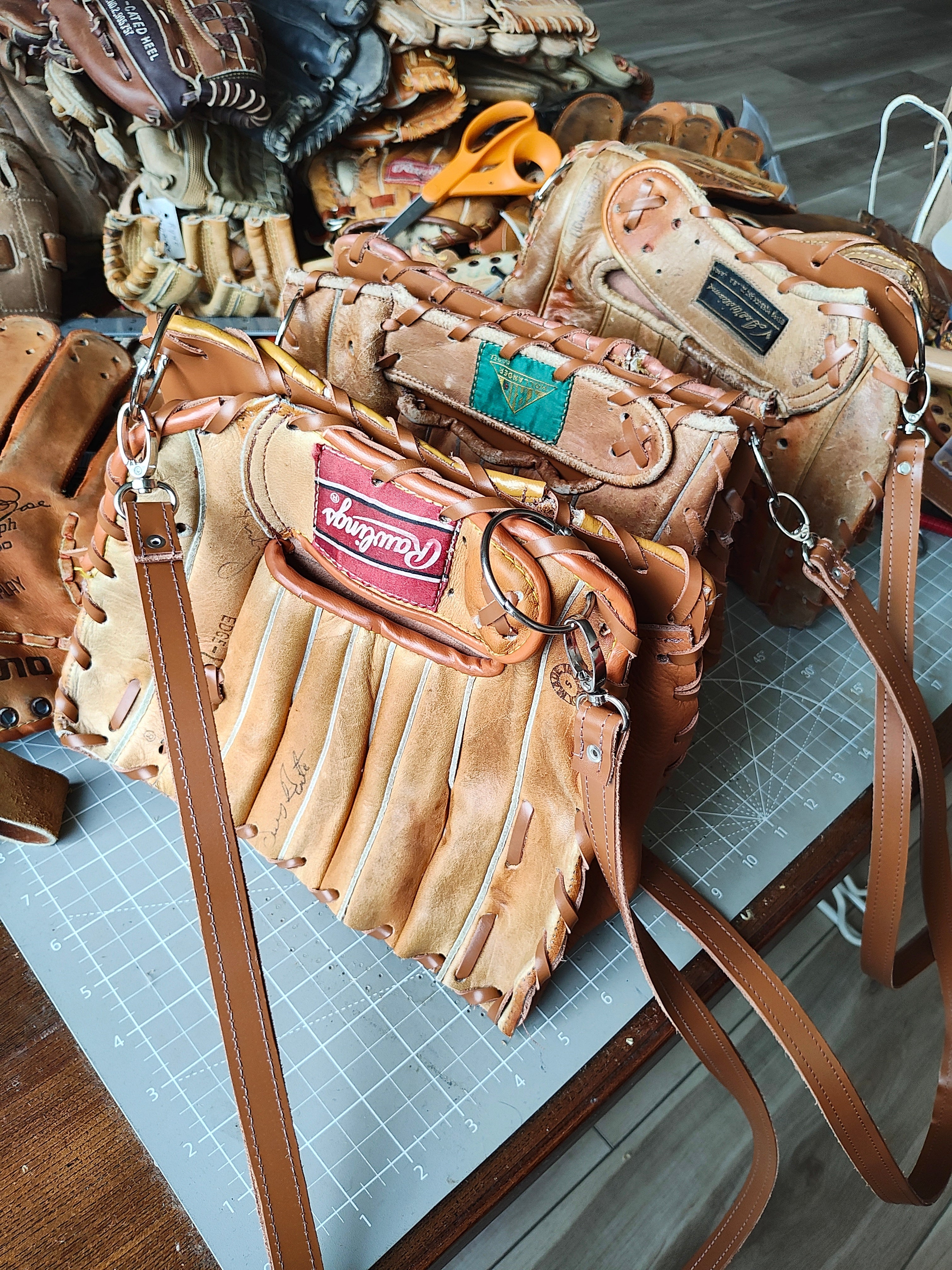 Upcycled Mitt Purses