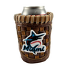 Pocket Coozie — Baseball Team Leather Coozie