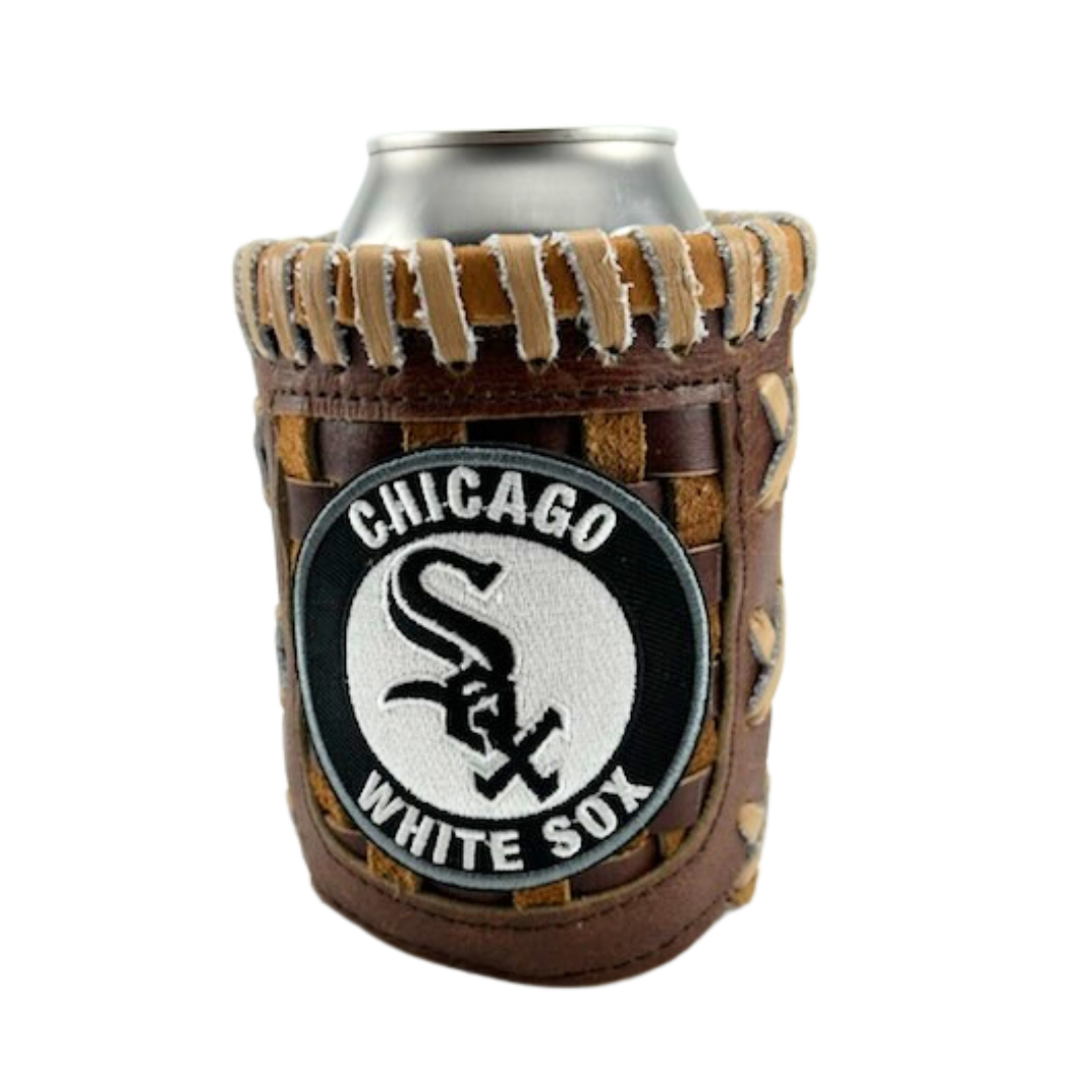 Pocket Coozie — Baseball Team Leather Coozie