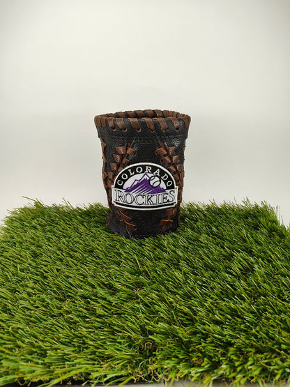 Short Black Diamond Coozie - Colorado Rockies Emblem