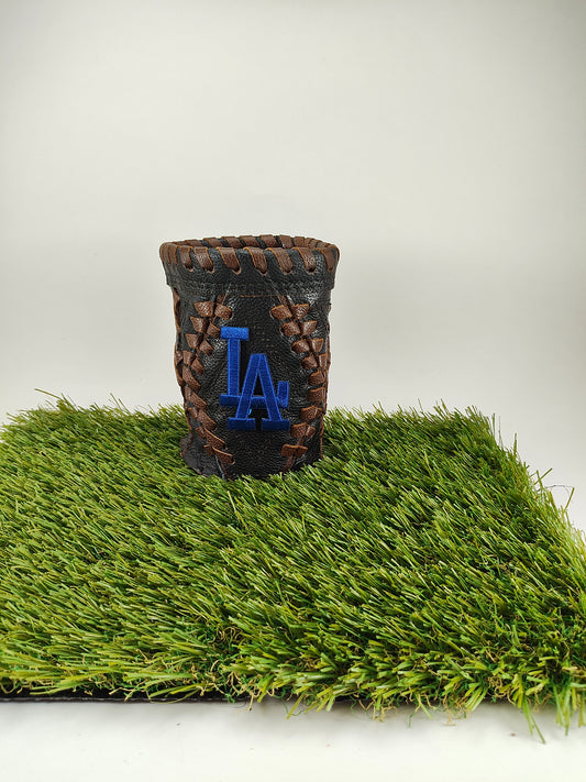 Short Black Diamond Coozie - Los Angeles Dodgers LA Blue Letters