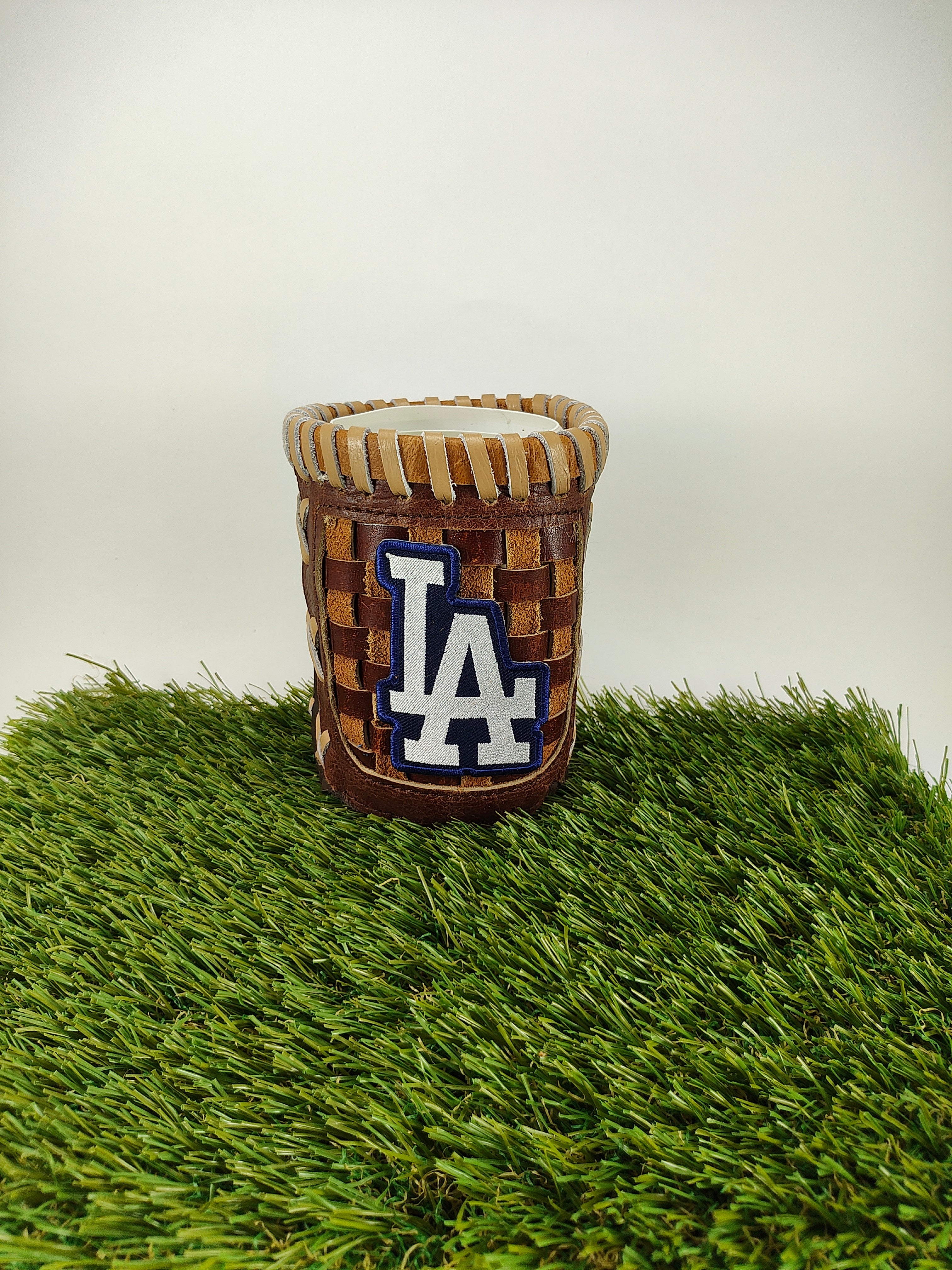 Pocket Coozie — Baseball Team Leather Coozie