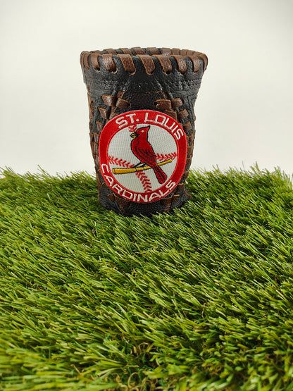 Short Black Diamond Coozie - St. Louis Cardinals Ball