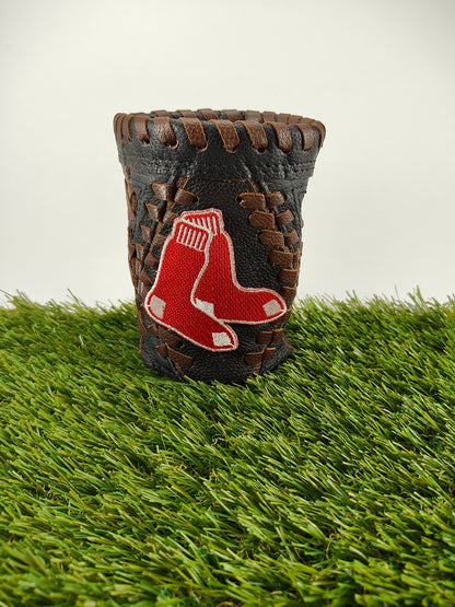 Short Black Diamond Coozie - Boston Red Sox Socks