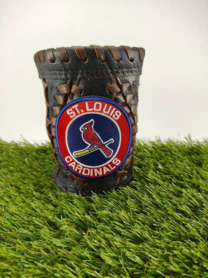 Short Black Diamond Coozie - St. Louis Cardinals Blue Center