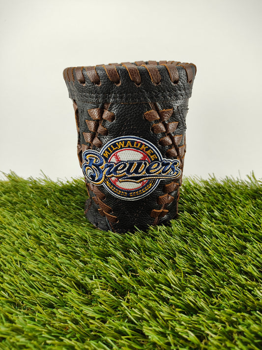 Short Black Diamond Coozie - Milwaukee Brewers Emblem