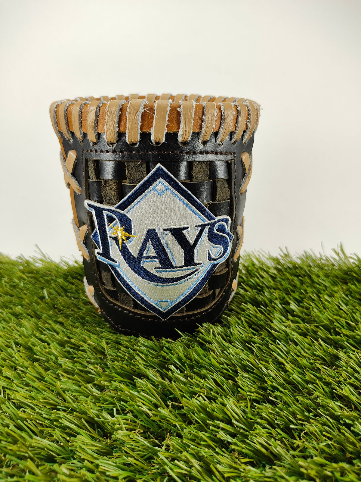 Pocket Coozie — Baseball Team Leather Coozie