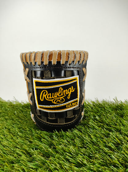 Pocket Coozie - Rawlings Black Rectangle