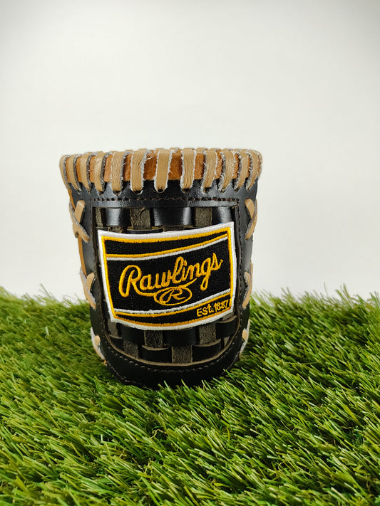 Pocket Coozie - Rawlings Black Rectangle