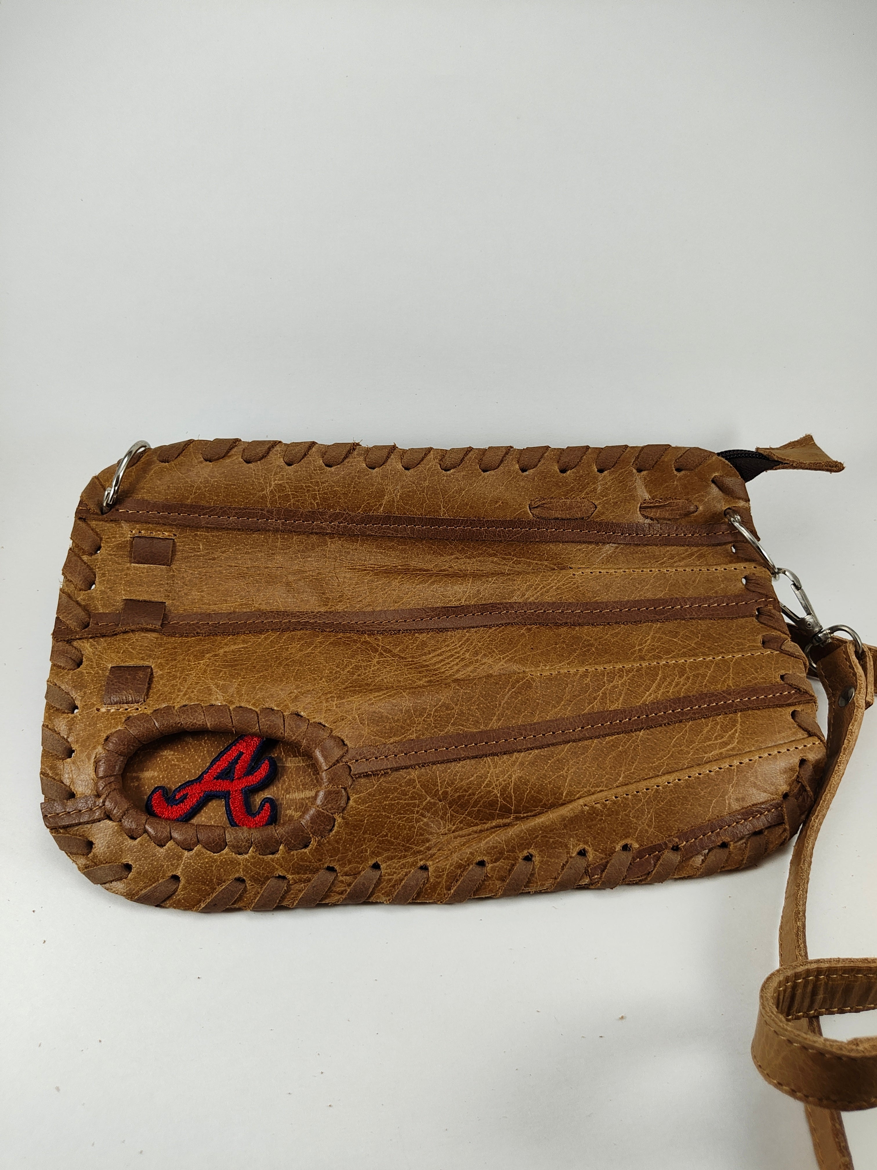 Purse made of baseball glove leather online