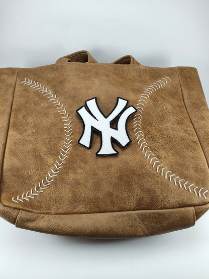 Brown Tote - New York Yankees