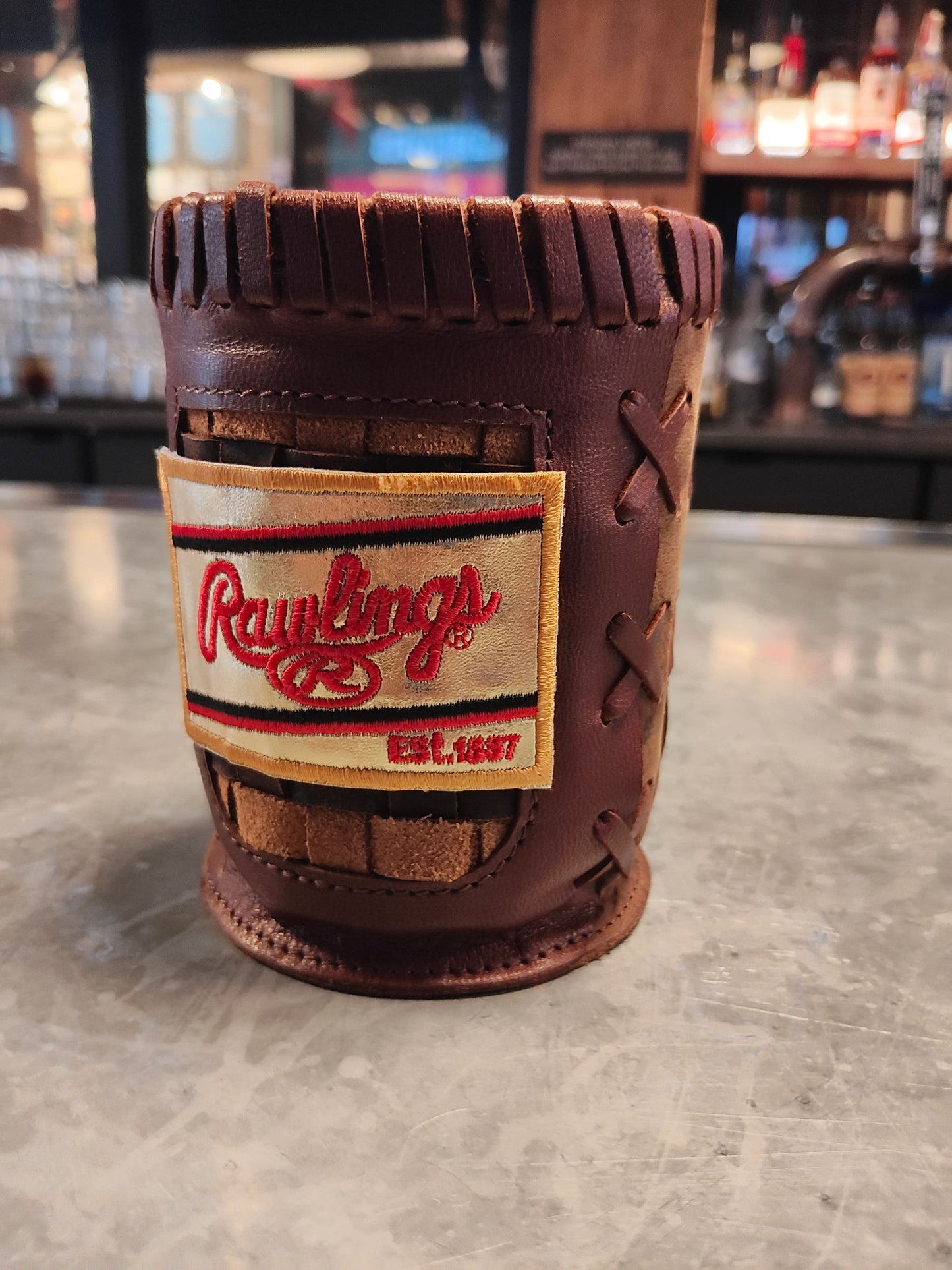 Vintage Pocket Coozie - Atlanta Braves Script