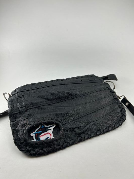 Black Finger Glove Purse - Miami Marlins