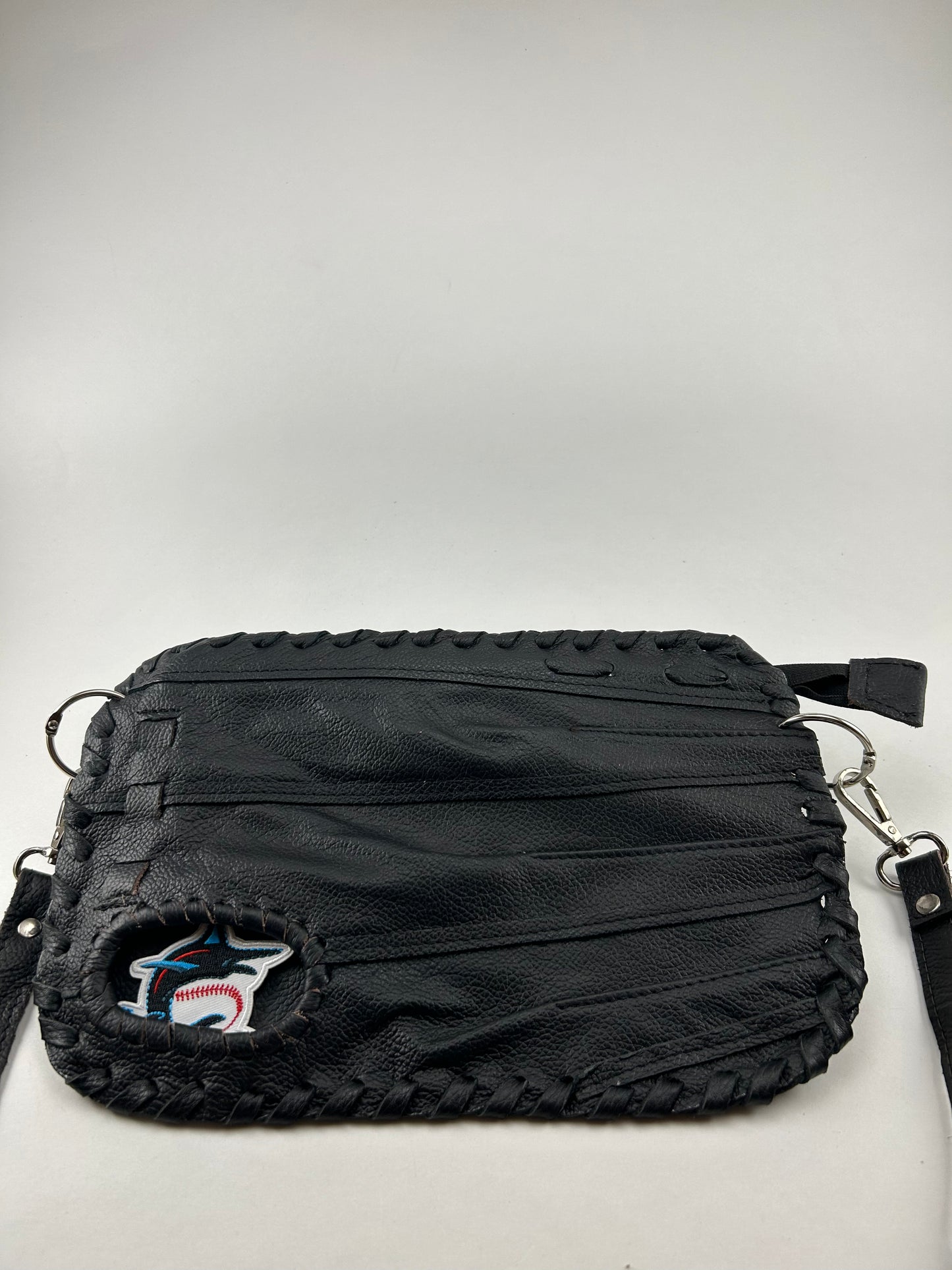 Black Finger Glove Purse - Miami Marlins