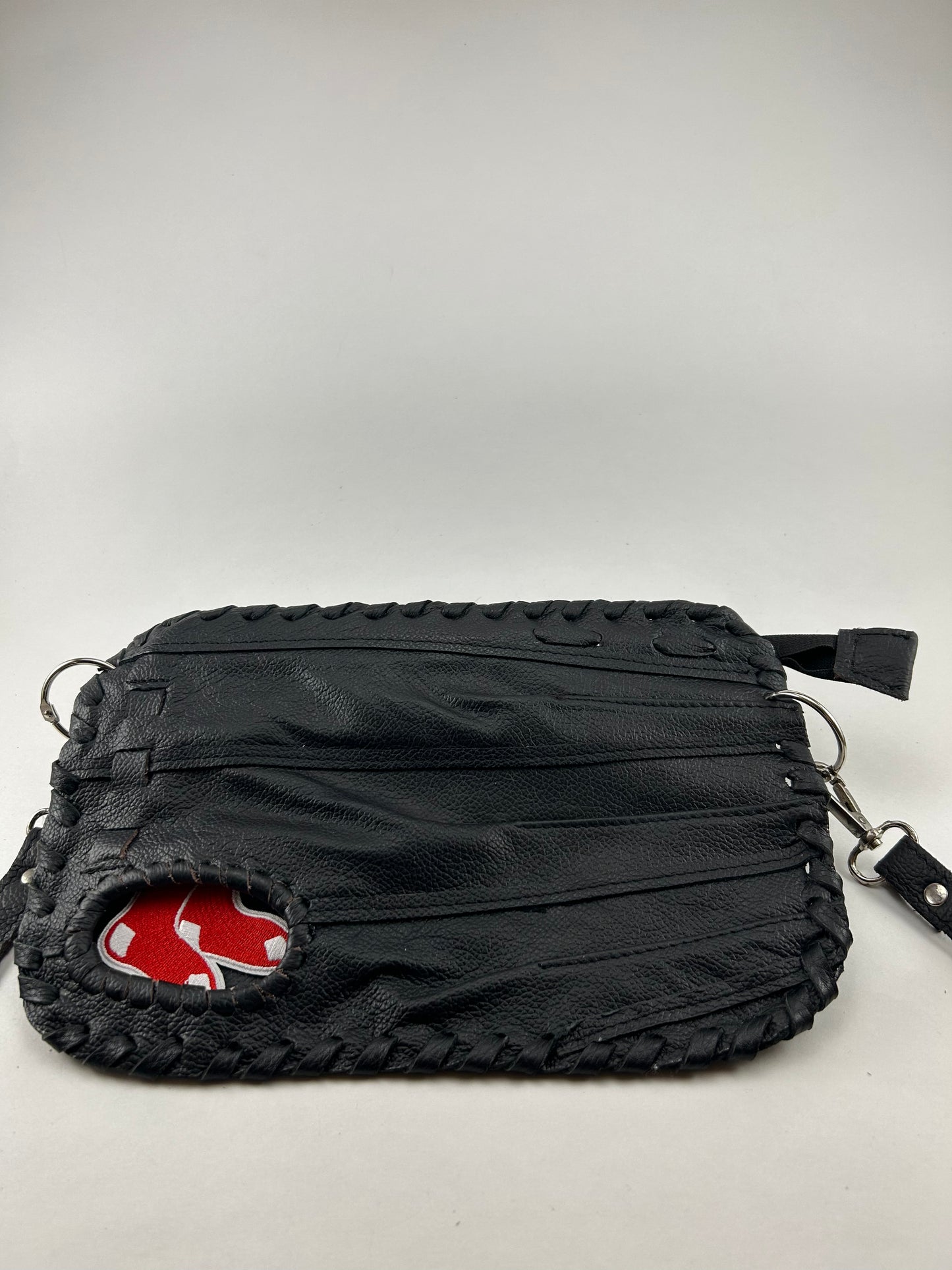 Black Finger Glove Purse - Boston Red Sox Large Socks