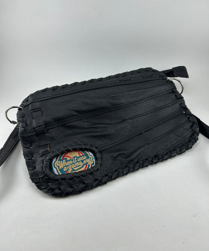 Black Finger Glove Purse - When It Was A Game Patch