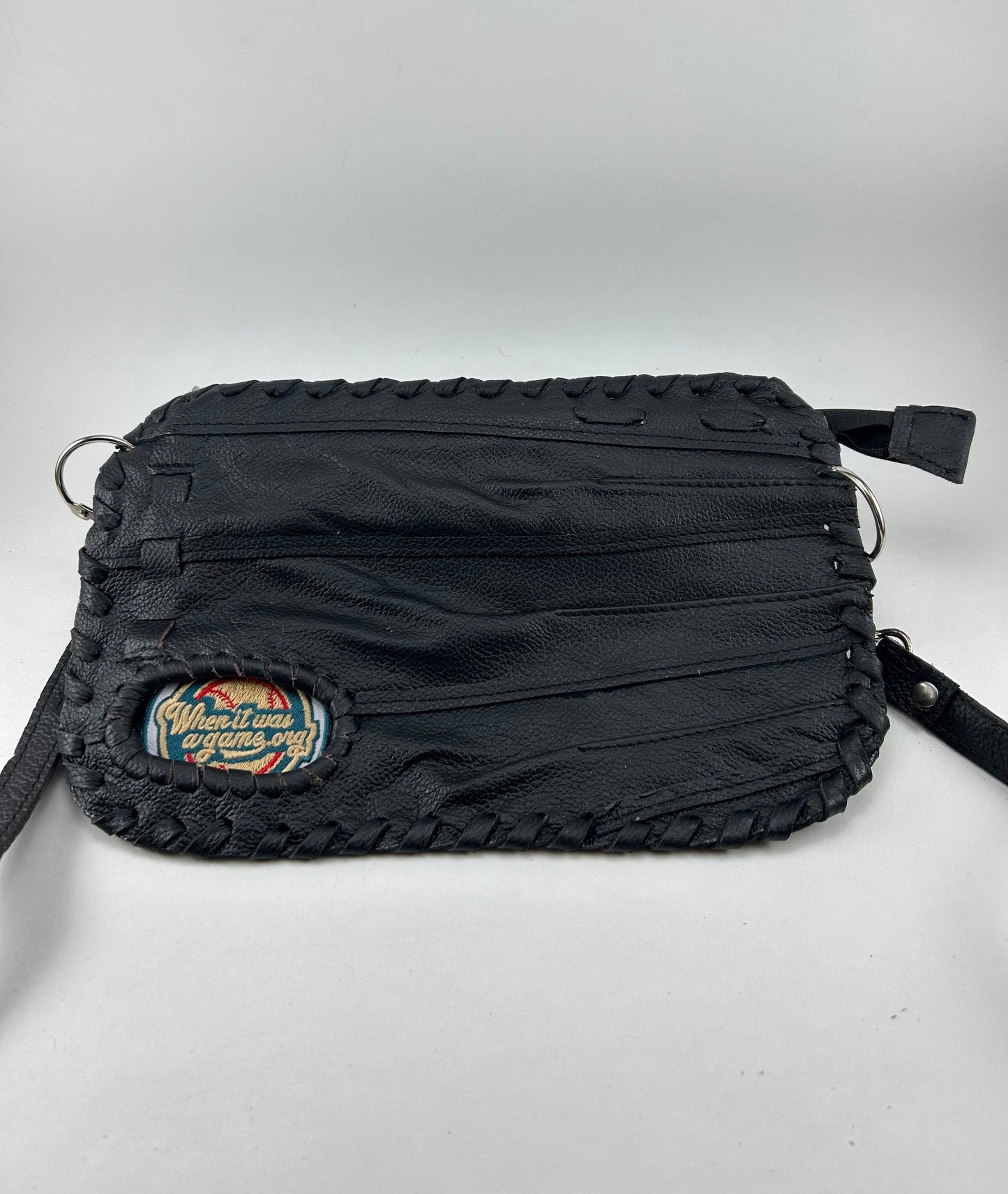 Black Finger Glove Purse - When It Was A Game Patch