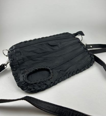 Black Finger Glove Purse - Custom Patch