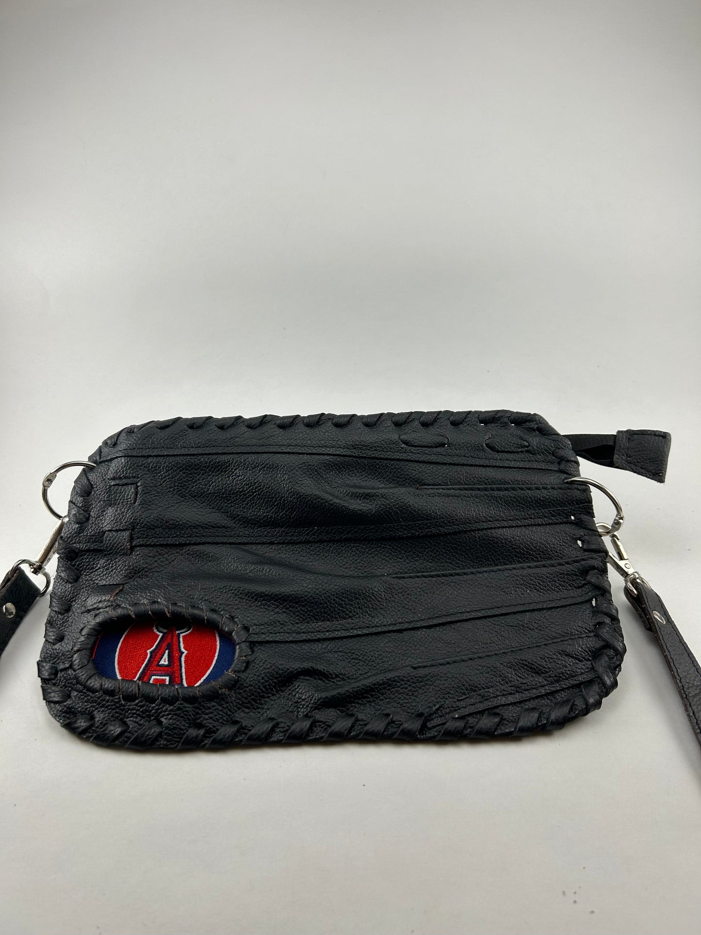 Black Finger Glove Purse - Los Angeles Angels Red Inner Circle