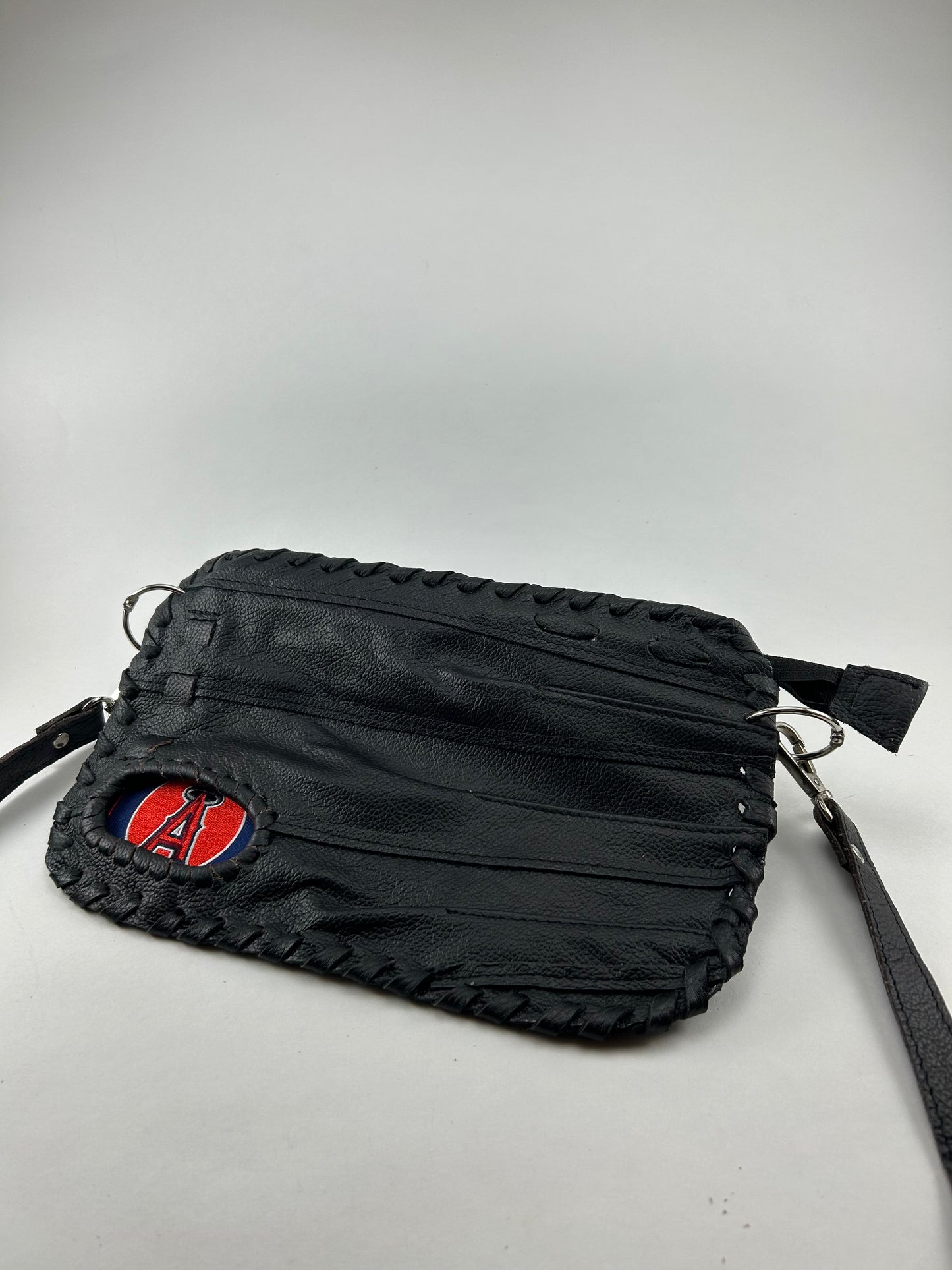 Black Finger Glove Purse - Los Angeles Angels Red Inner Circle