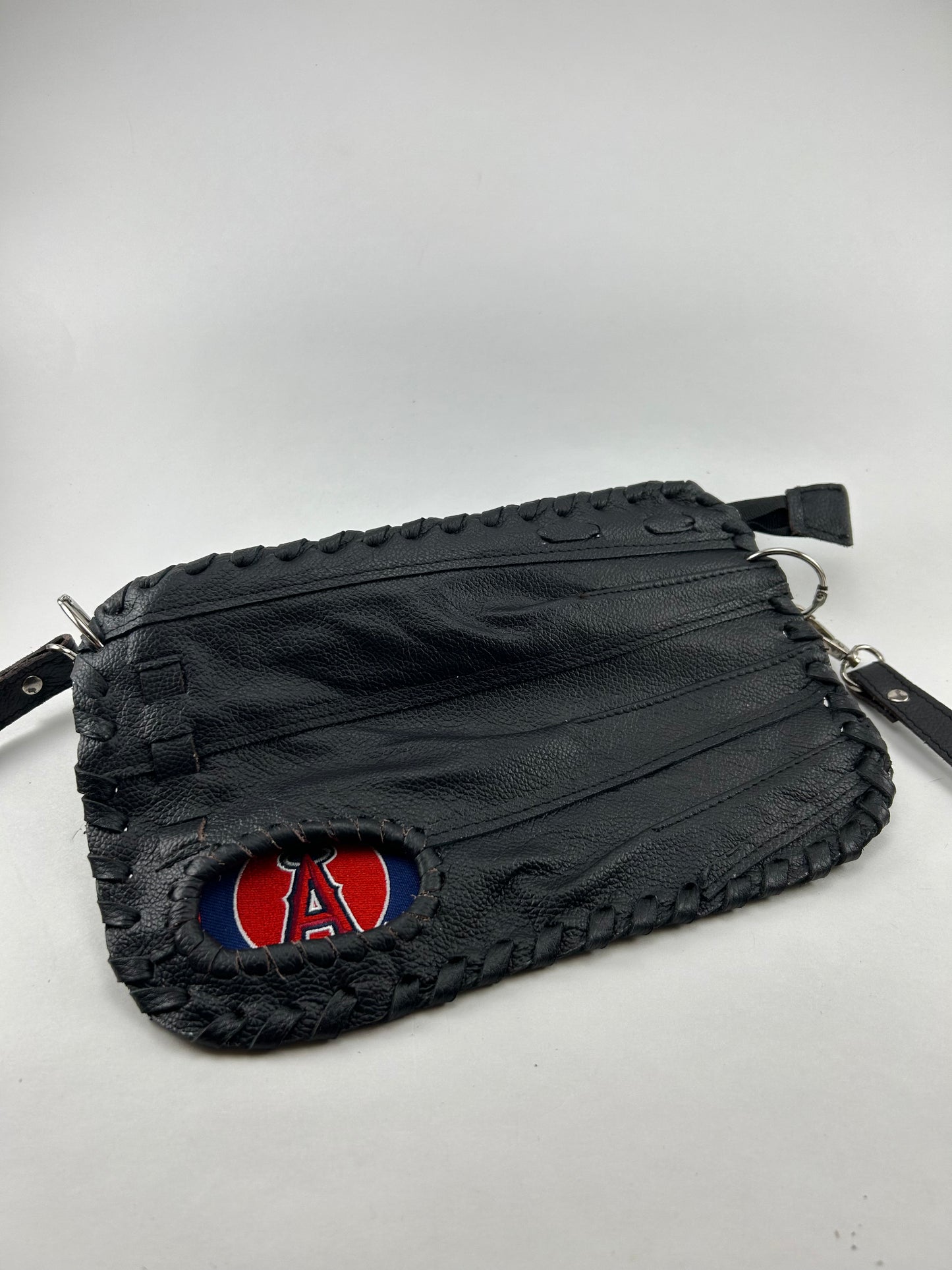 Black Finger Glove Purse - Los Angeles Angels Red Inner Circle