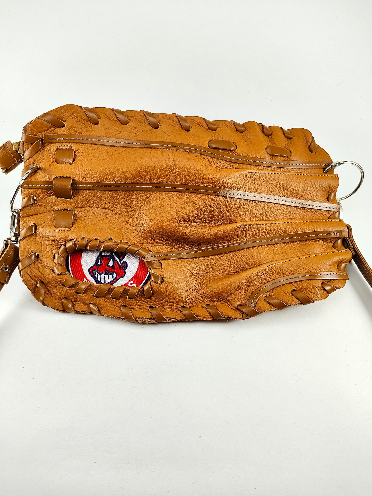 Finger Glove Purse - Cleveland Indians Chief Wahoo Emblem