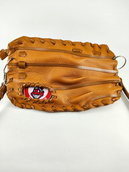 Finger Glove Purse - Cleveland Indians Chief Wahoo Emblem