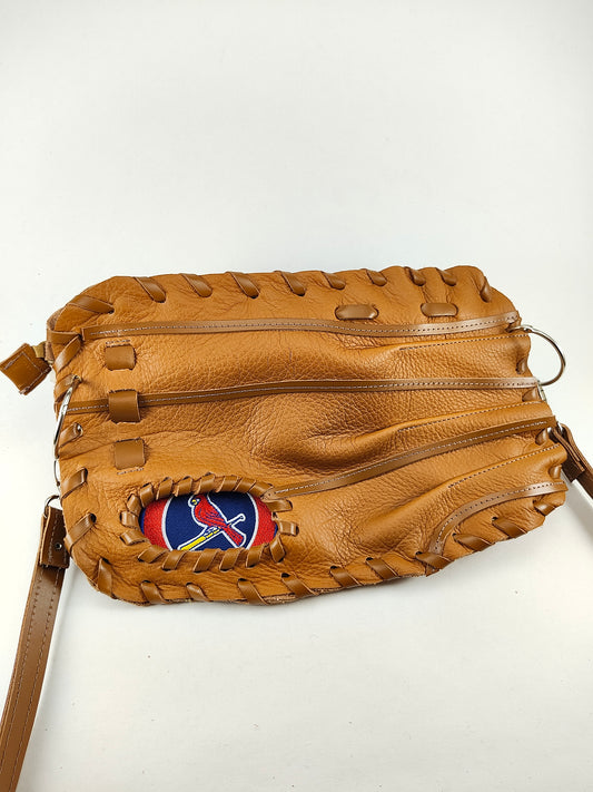 Finger Glove Purse - St Louis Cardinals Blue Center Circle