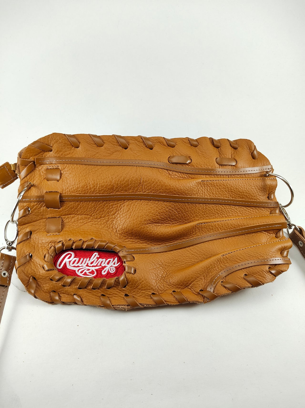 Finger Glove Purse - Rawlings White Script on Red