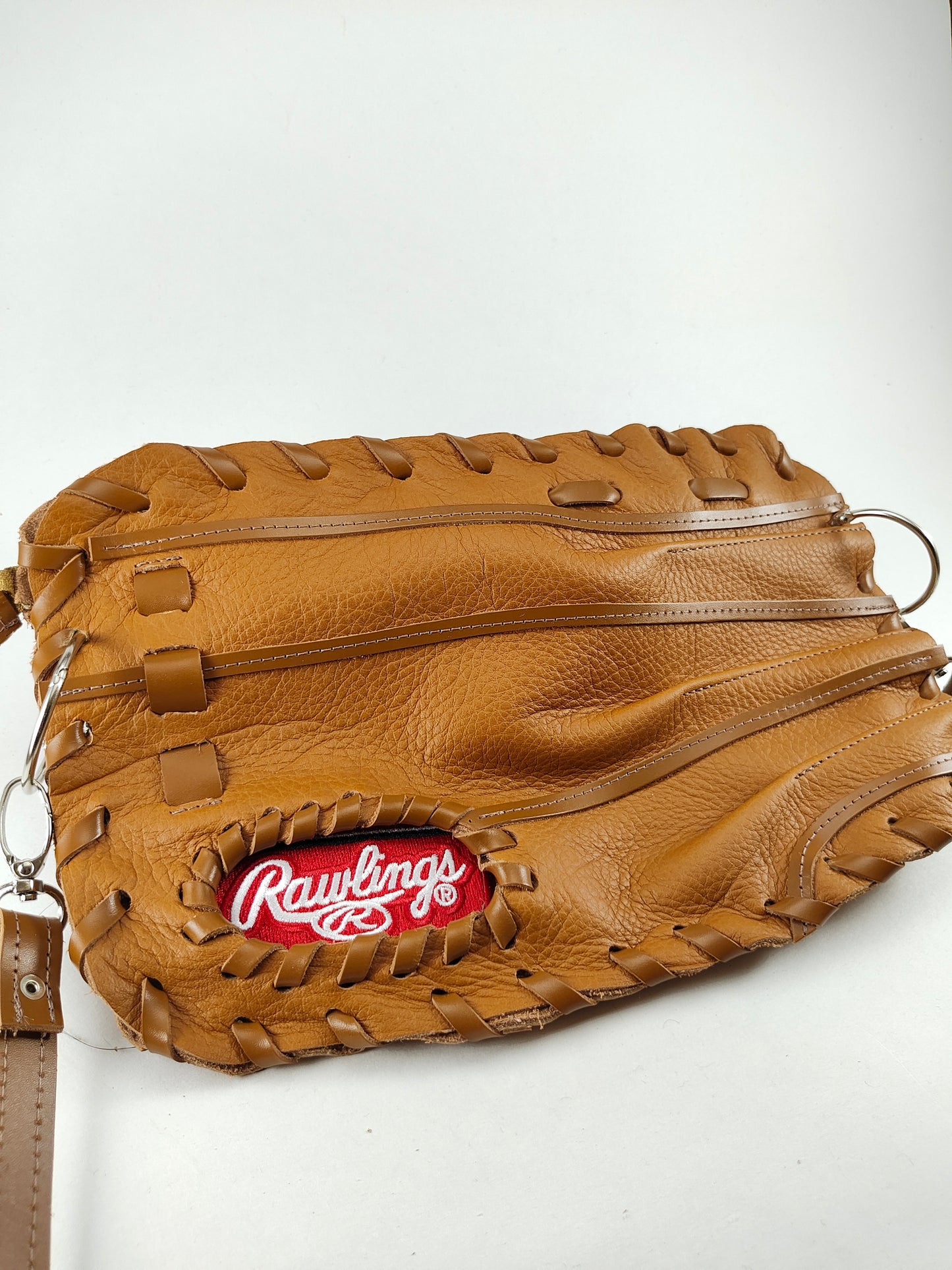 Finger Glove Purse - Rawlings White Script on Red