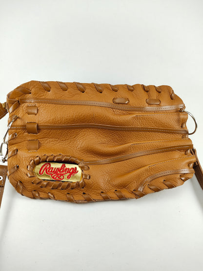 Finger Glove Purse - Rawlings Red Script on Gold