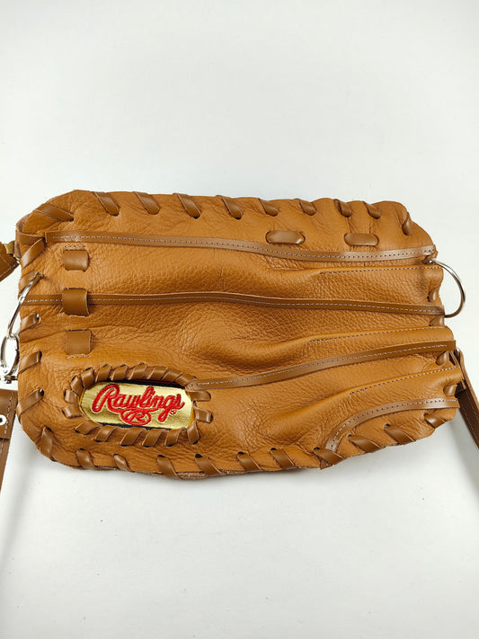 Finger Glove Purse - Rawlings Red Script on Gold