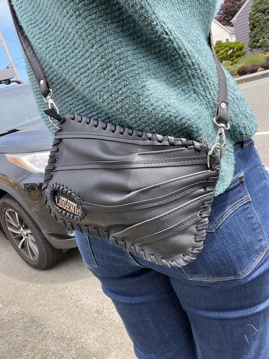 Black Finger Glove Purse - Custom Patch