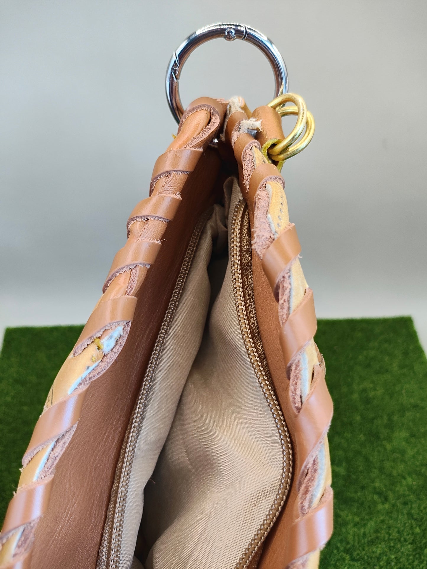 Upcycled Purse - Fastback Finger Glove Purse - F3