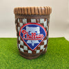 Pocket Coozie — Baseball Team Leather Coozie