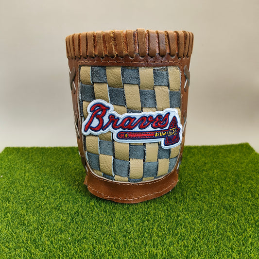 Pocket Coozie — Baseball Team Leather Coozie