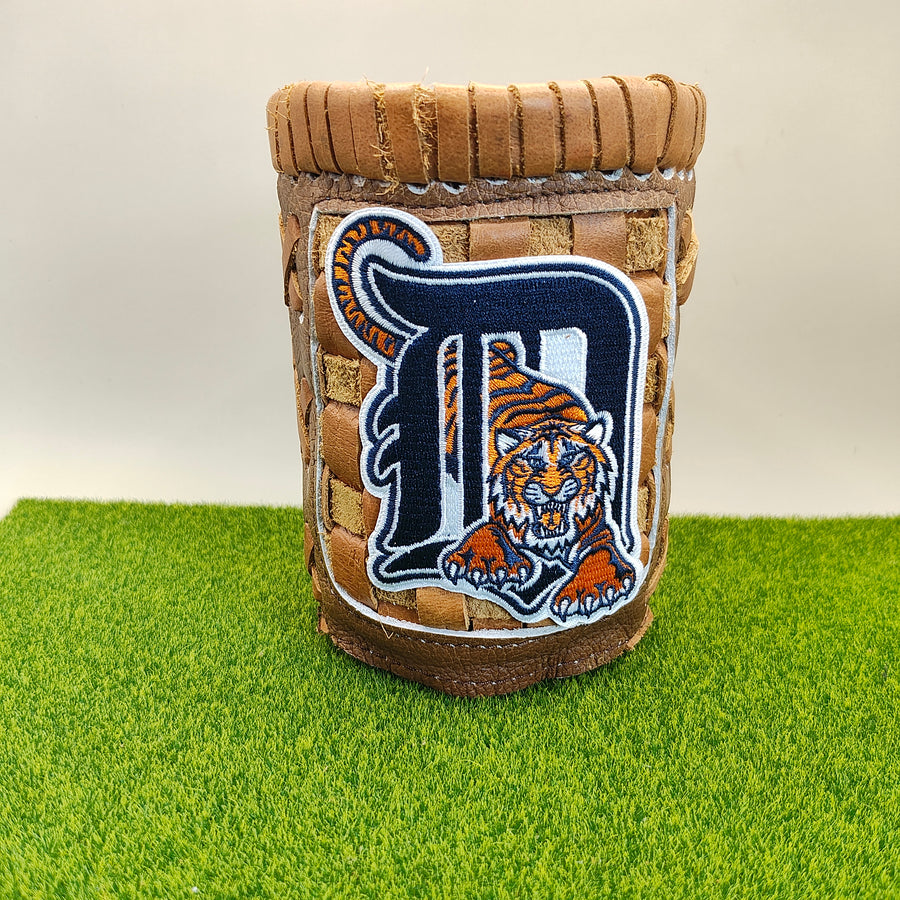 Pocket Coozie — Baseball Team Leather Coozie