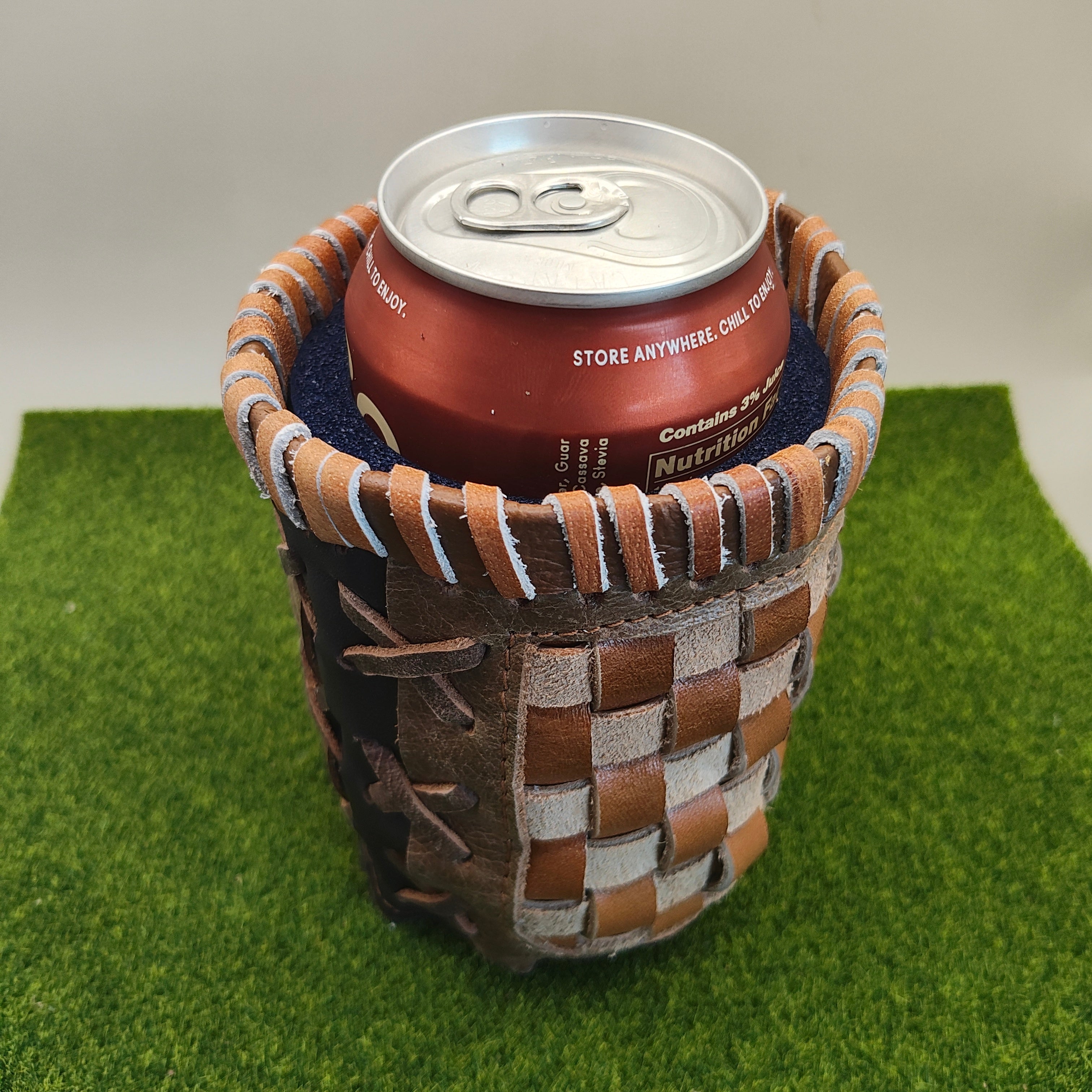Pocket Coozie — Baseball Team Leather Coozie