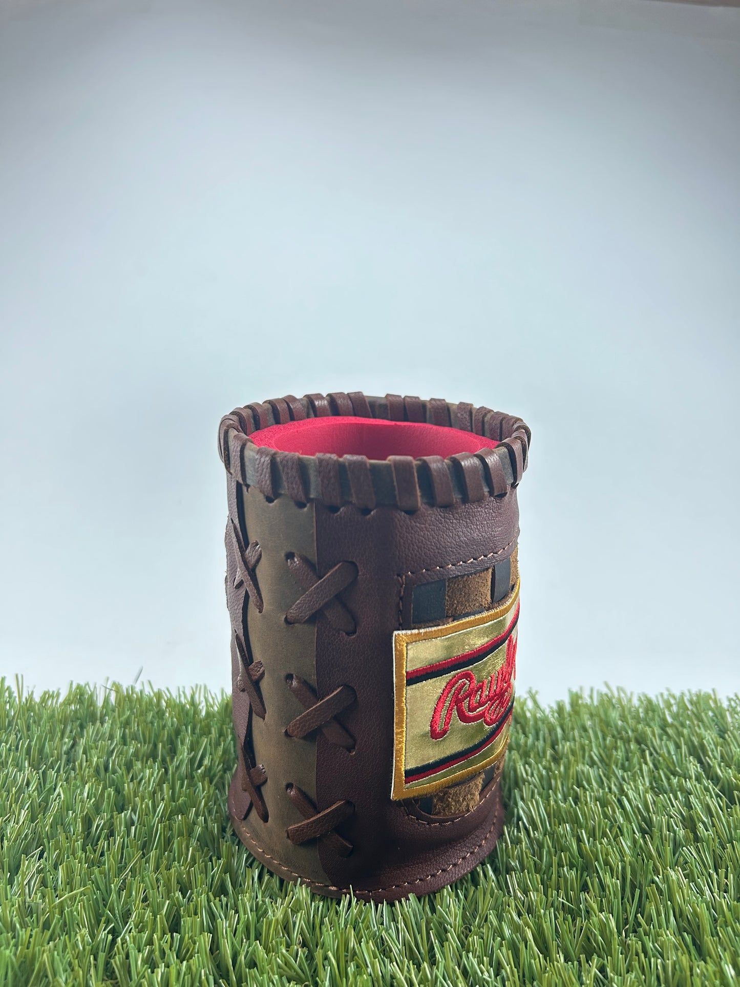 Vintage Pocket Coozie - Rawlings Red Script on Gold