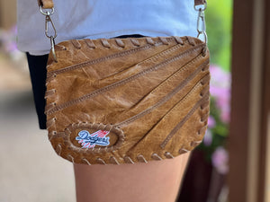 Glove Purse With Dodgers Patch